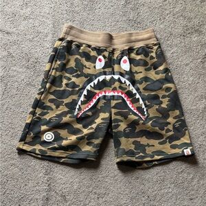 Camouflage Shark Face Shorts